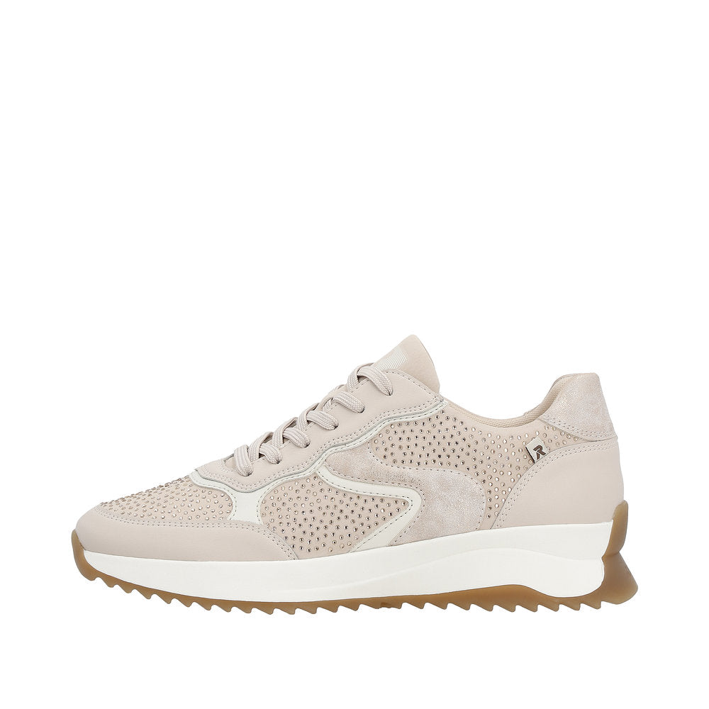 Rieker Evolution Women's Style W1304 Athletic Lace-Up - Pink 4ivSXBYl