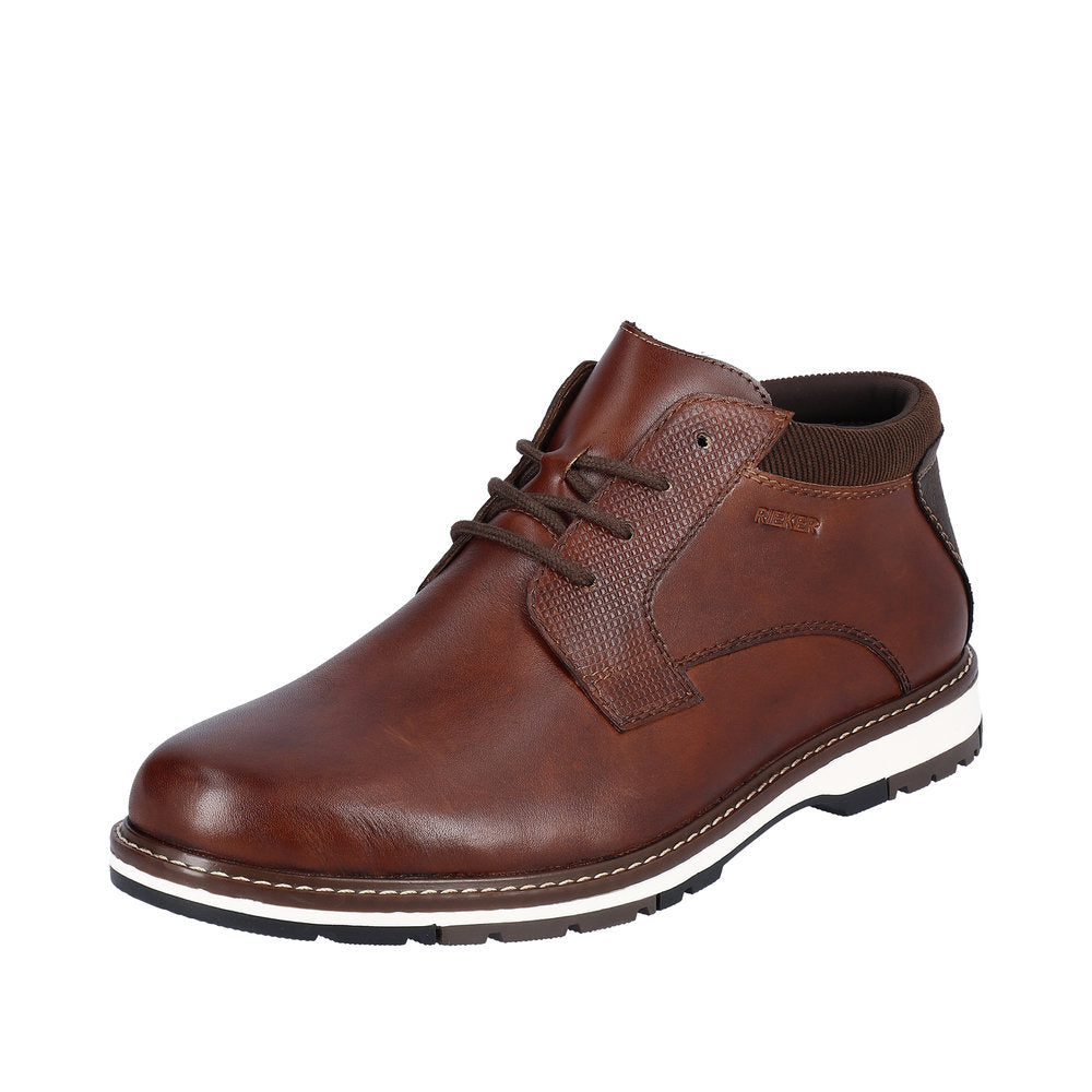 Rieker Leather Men's 10500 Ankle Boots - Red