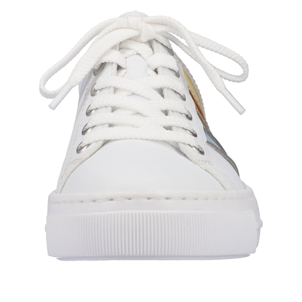 Rieker Women's Style L8802 Athletic Lace-Up - White Combination WJdDg9cl