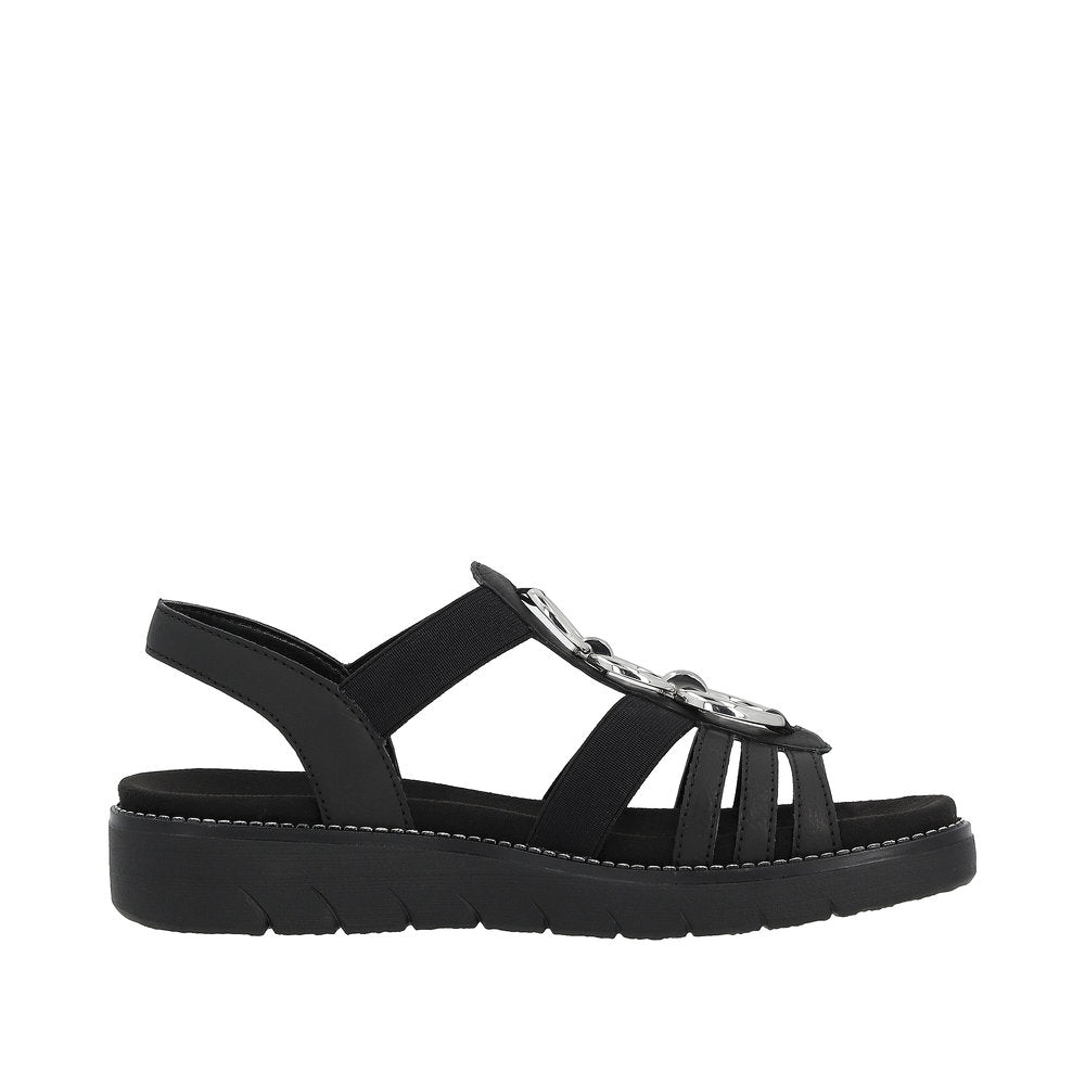 Remonte Women's Style D2073 Casual Sandal - Black 7OI7TraO