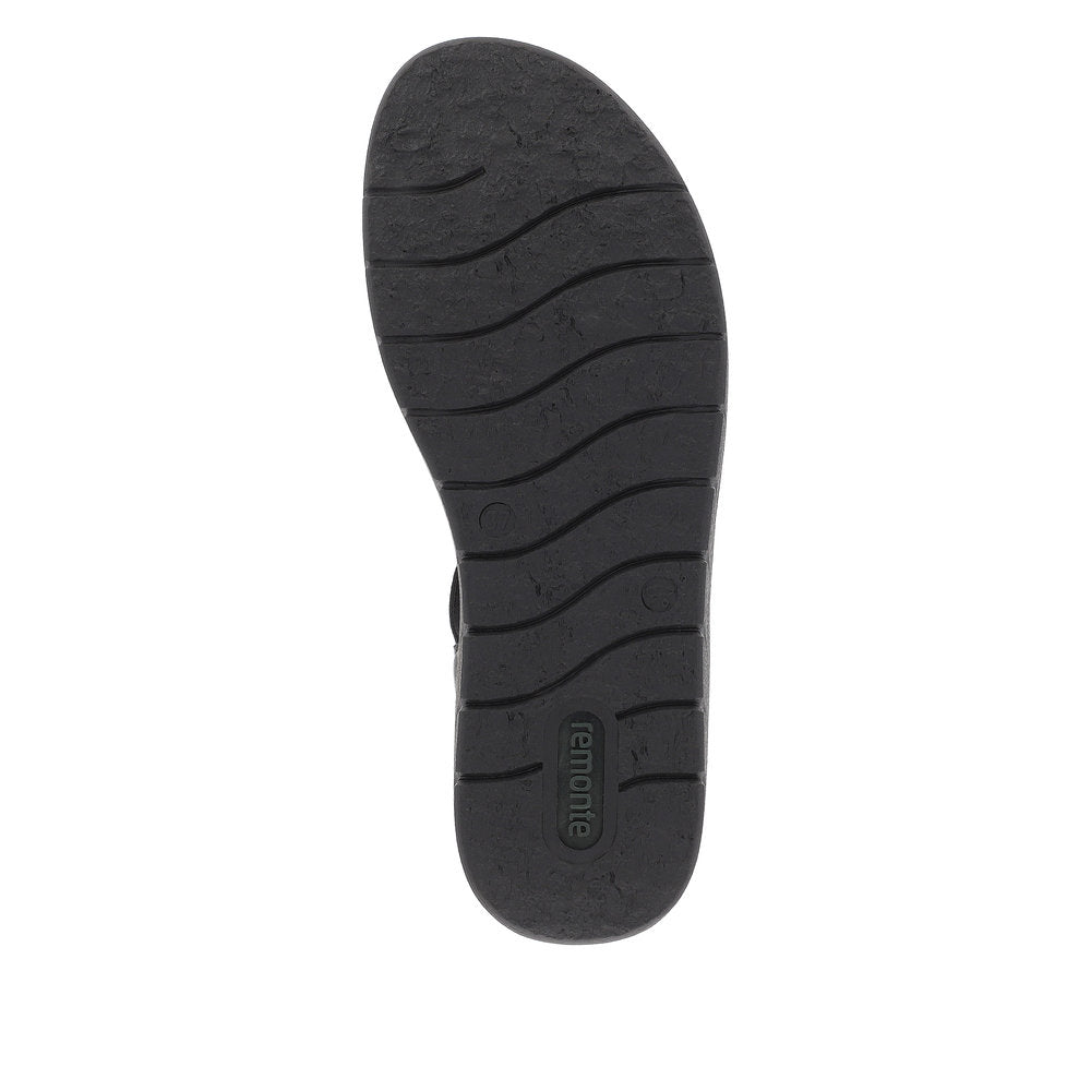 Remonte Women's Style D2073 Casual Sandal - Black 7OI7TraO