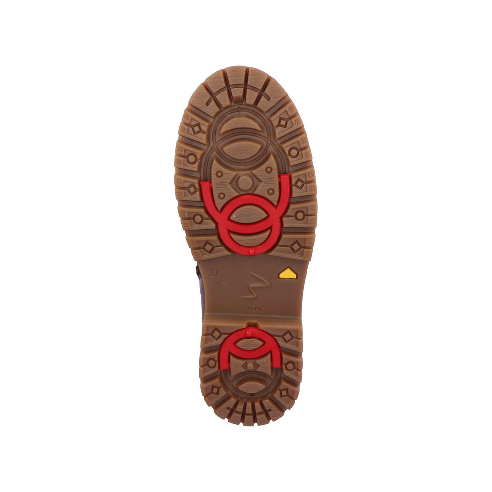 Remonte Leather Women's Mid Height D9378-00 Mid-Height Bootsflip Grip - Brown Combination LDTg0Nhx