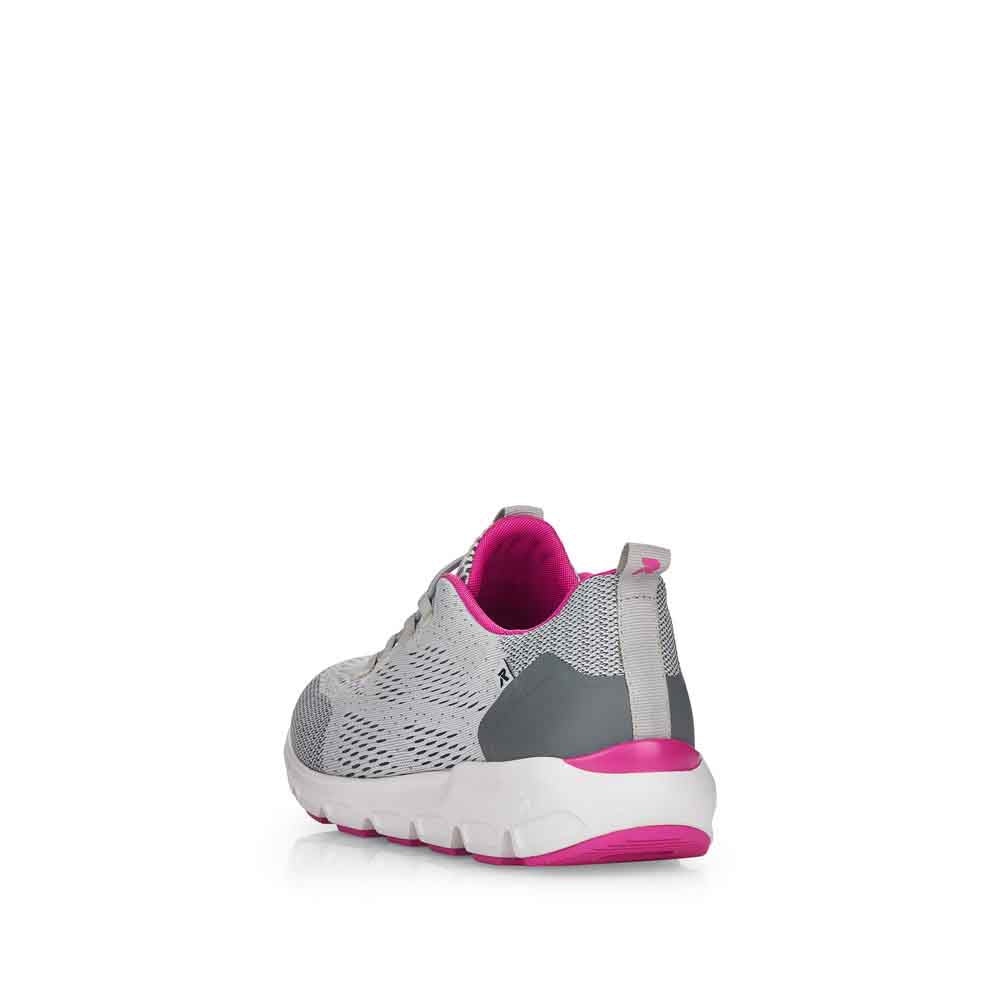 Rieker Evolution Women's Style 40403 Athletic Slip-On - White Combination KPP0wf2i