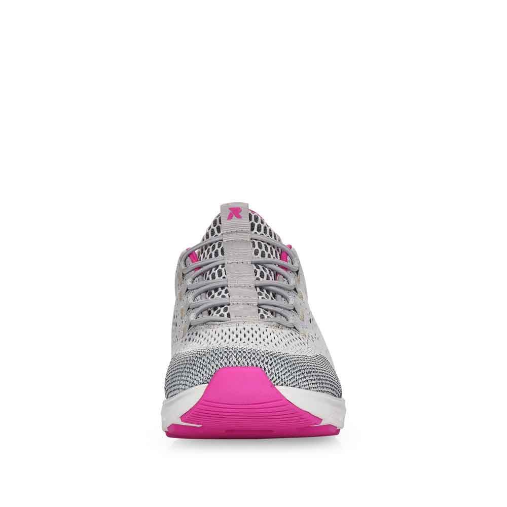 Rieker Evolution Women's Style 40403 Athletic Slip-On - White Combination KPP0wf2i