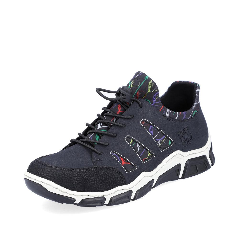 Rieker Synthetic Leather Women's L0636 - Blue Combination