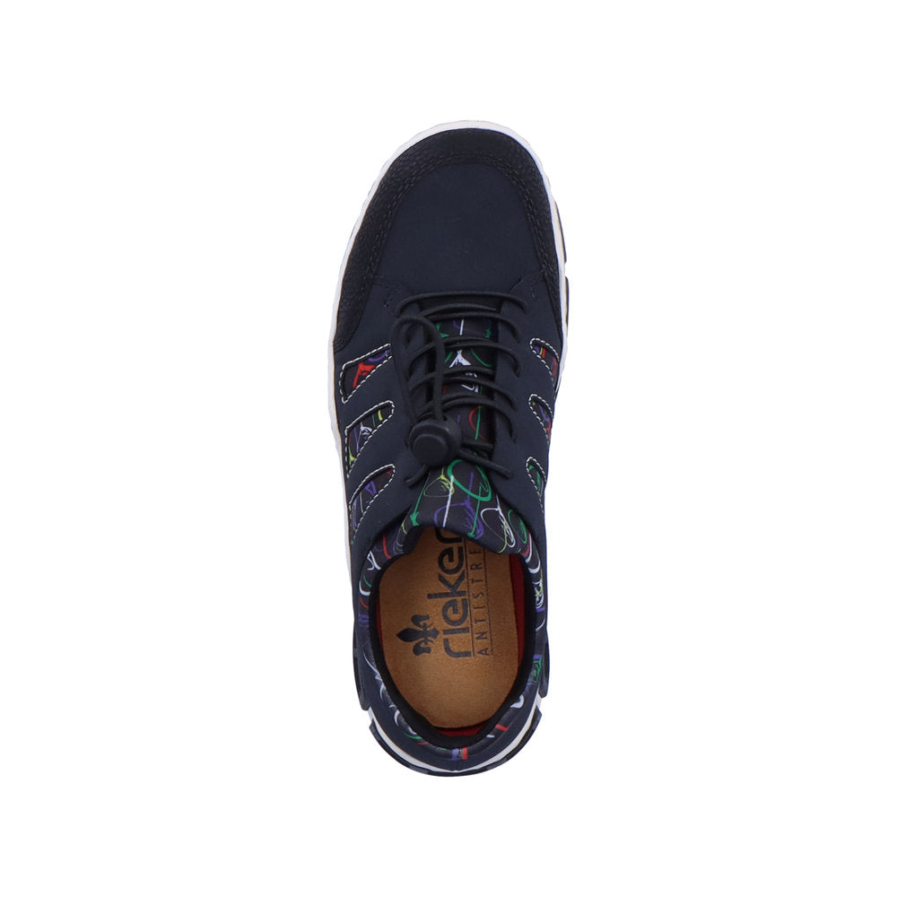 Rieker Synthetic Leather Women's L0636 - Blue Combination d6kahlyl