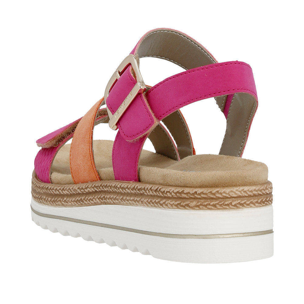 Remonte Women's Style D0Q55 Casual Sandal - Pink DMI8bSox
