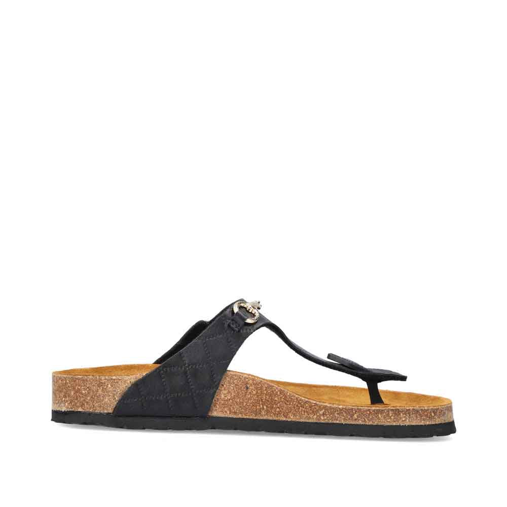 Rieker Women's Style V8390 Casual Flip Flop - Black 9d7zhI3Q