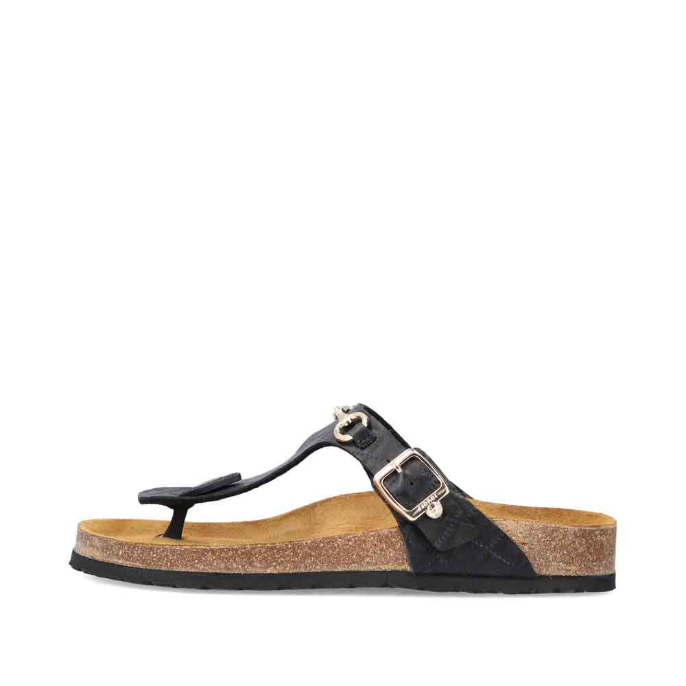 Rieker Women's Style V8390 Casual Flip Flop - Black 9d7zhI3Q