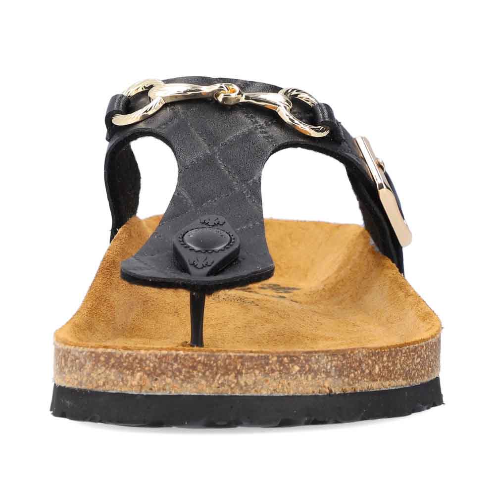Rieker Women's Style V8390 Casual Flip Flop - Black 9d7zhI3Q