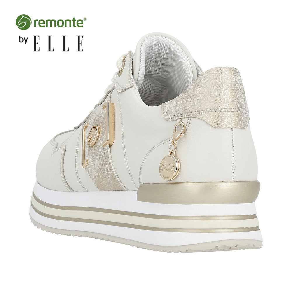 Remonte Women's Style D1322 Athletic Lace-Up - Beige Combination BJaZ2cgD