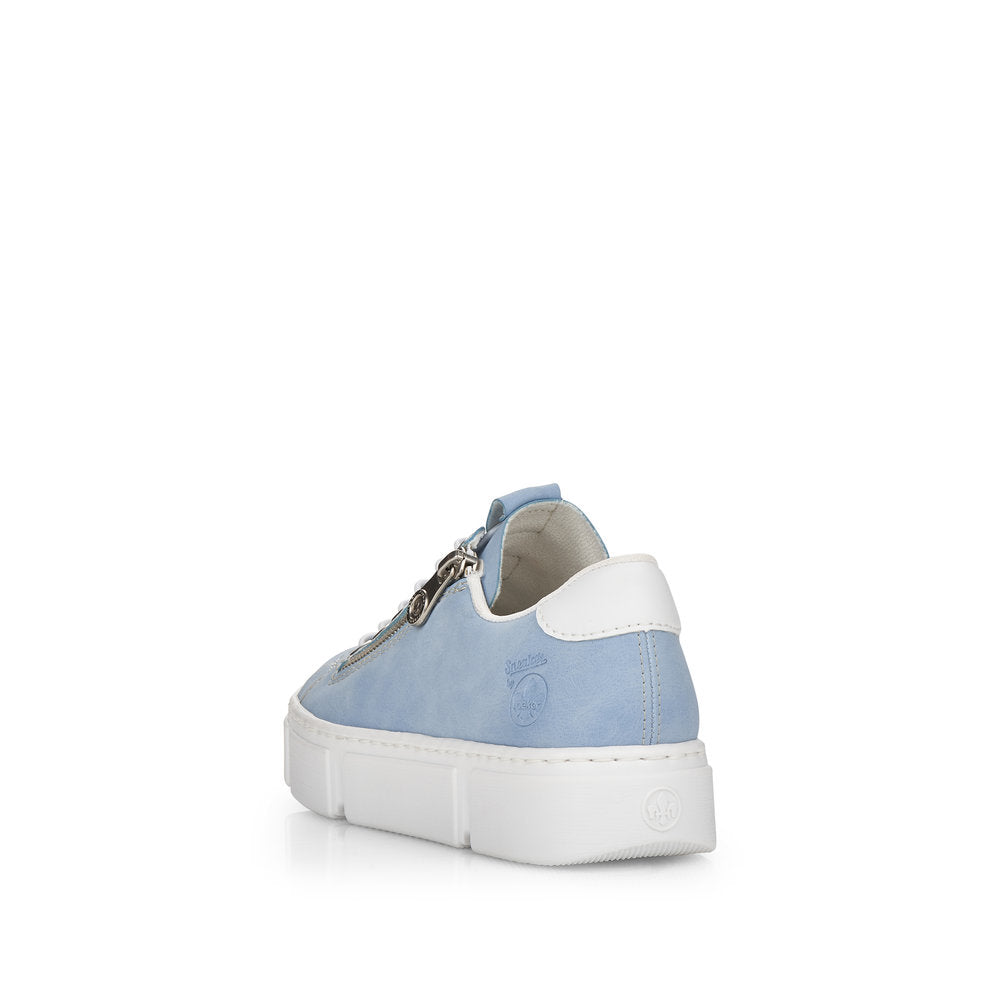 Rieker Women's Style N5952 Athletic Zipper - Blue 3iYR9hSE