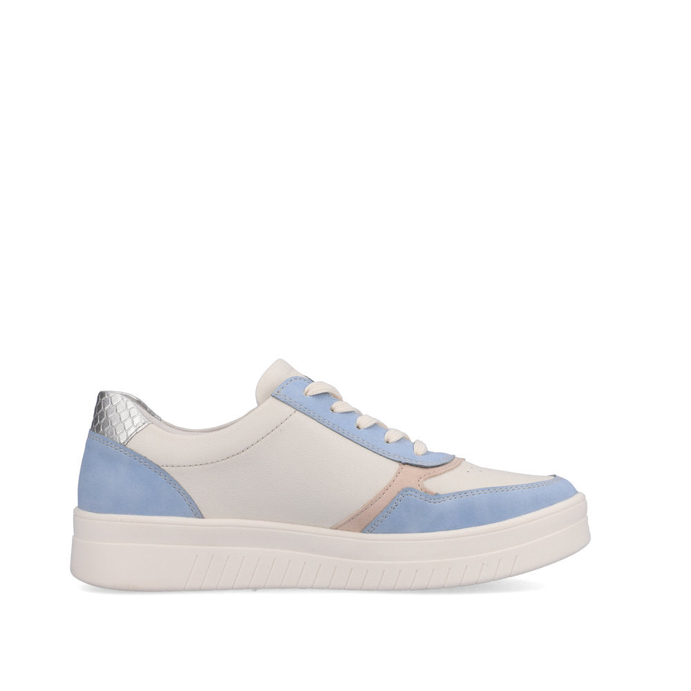 Remonte Women's Style D0J01 Athletic Lace-Up With Zip - Blue Combination uaXUtdXy