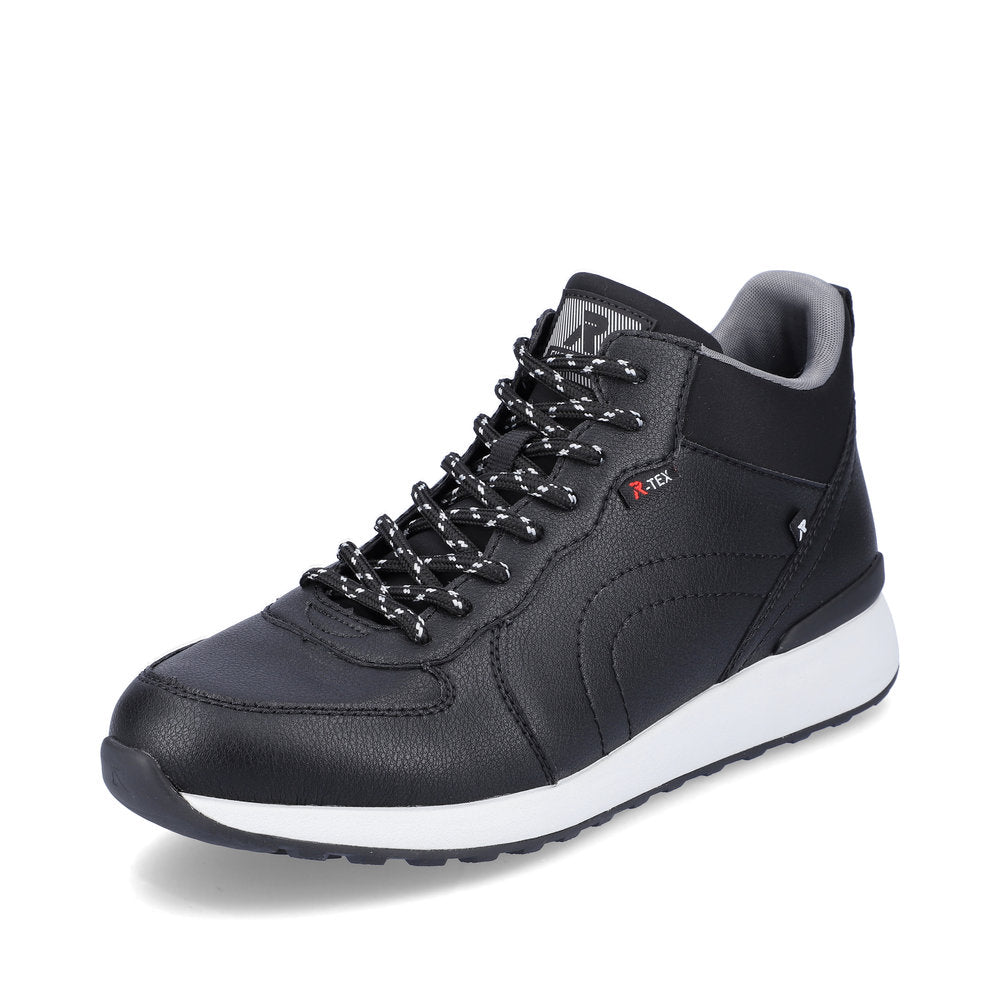 Rieker Evolution Leather Men's 07660-00 Ankle Boots - Black