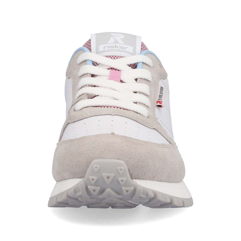 Rieker Evolution Women's Style W0600 Athletic Lace-Up - White Combination 9OJ8a9r8