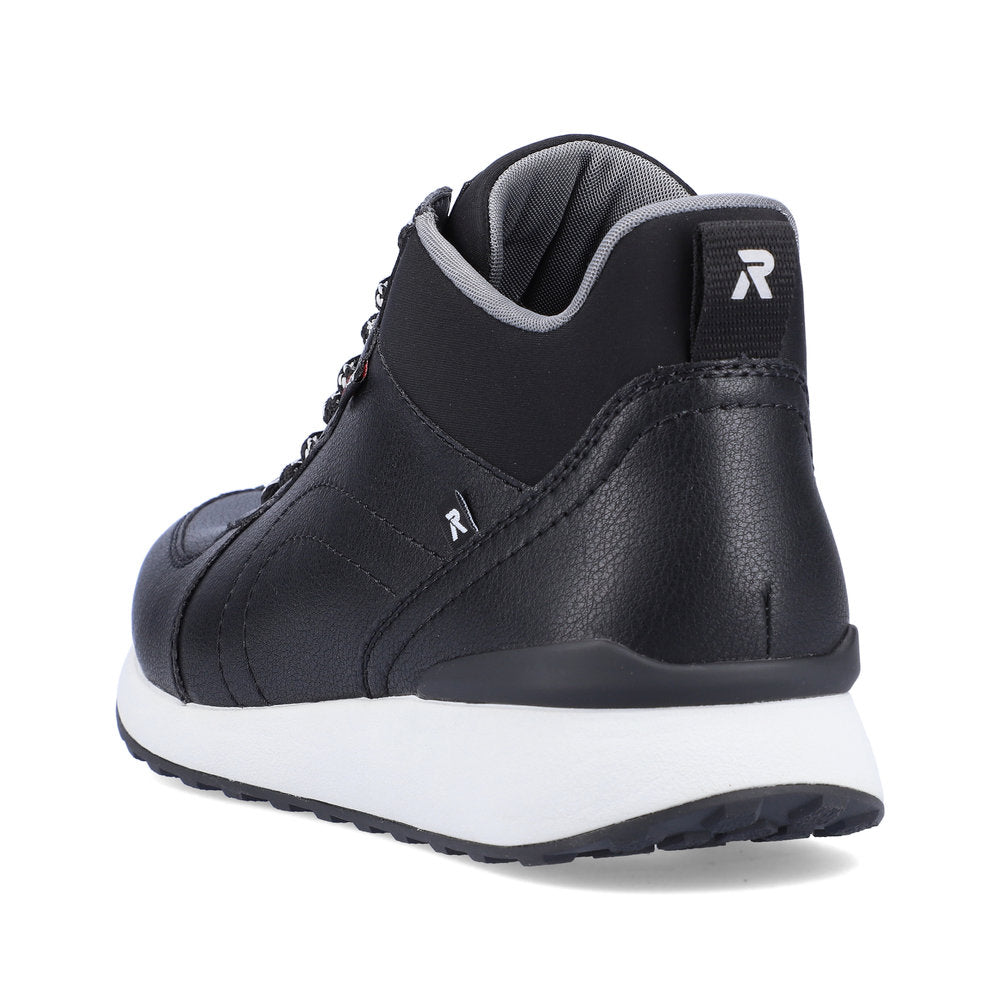 Rieker Evolution Leather Men's 07660-00 Ankle Boots - Black b2XkBhM5