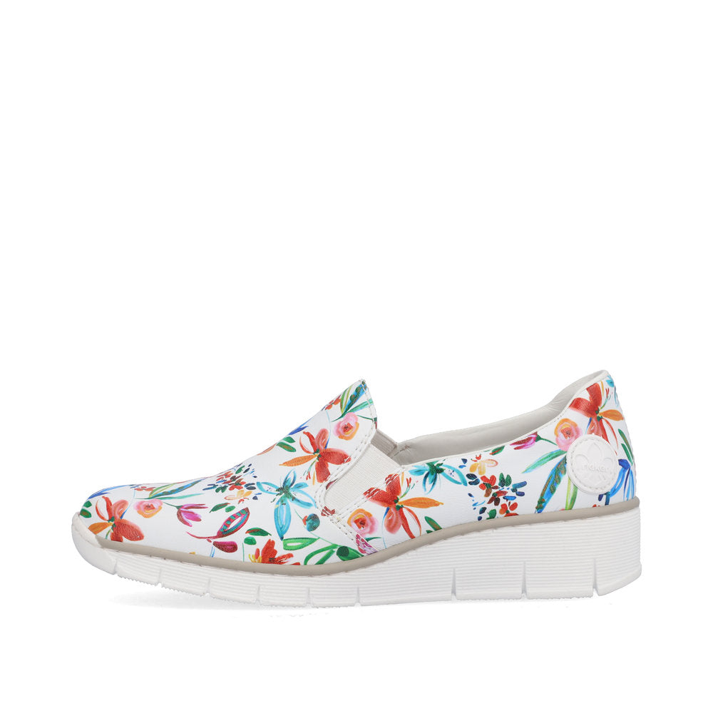 Rieker Women's Style 53766 Casual Slip-On - Multi ffXwWdkR