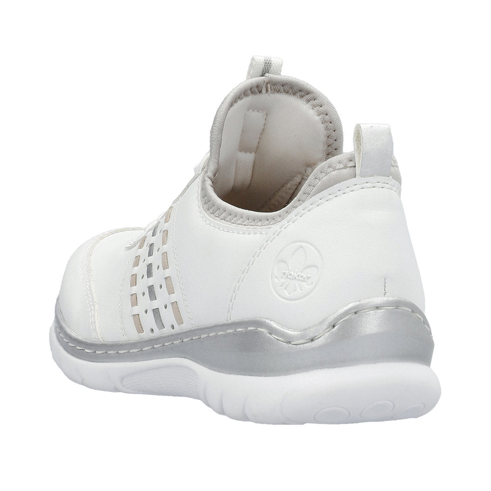 Rieker Women's Style L3259 Athletic Slip-On - White U4Rixuzw