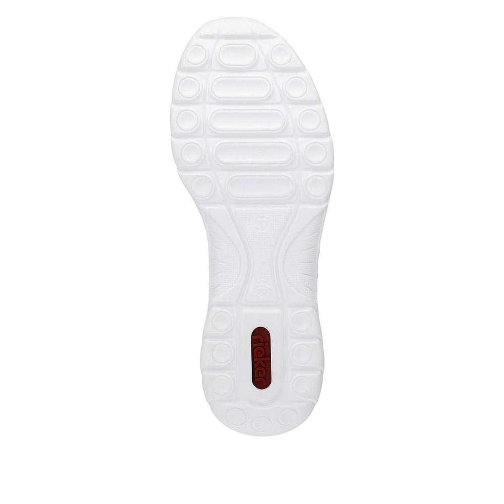 Rieker Women's Style L3259 Athletic Slip-On - White U4Rixuzw