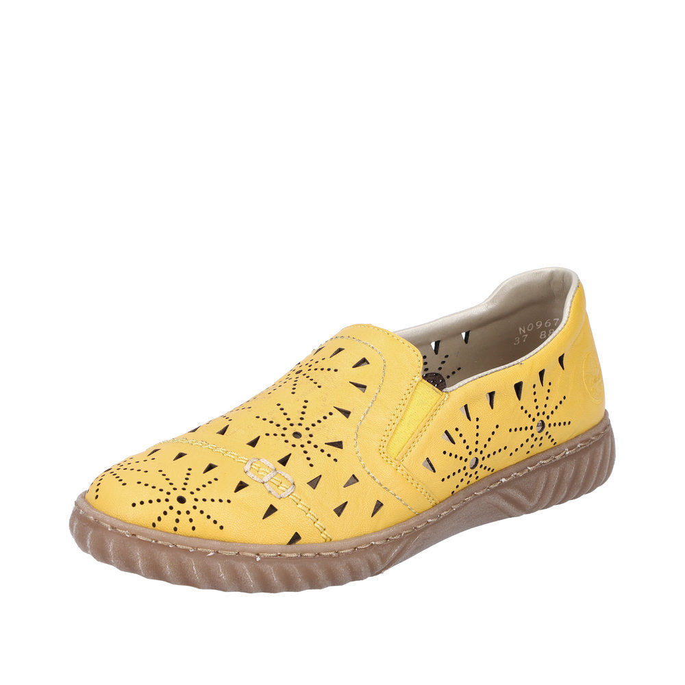 Rieker Women's Style N0967 Casual Slip-On - Yellow