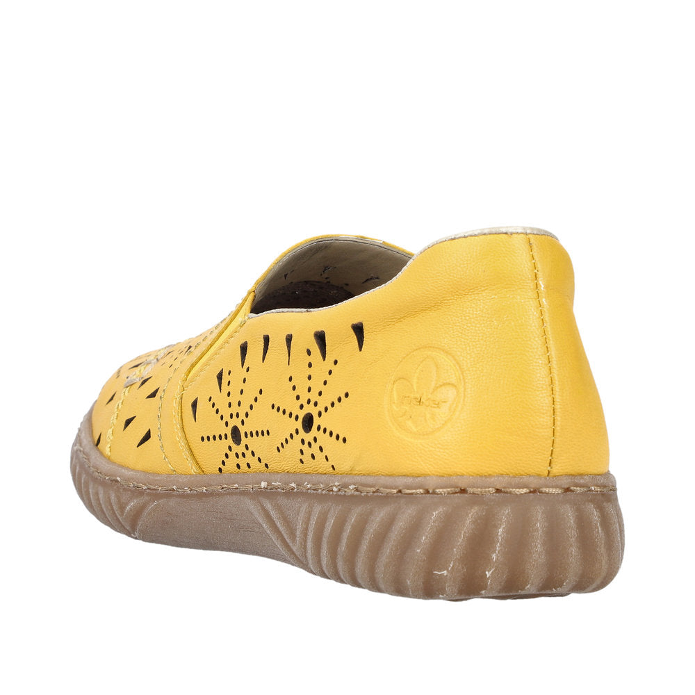 Rieker Women's Style N0967 Casual Slip-On - Yellow eTwqhXSm