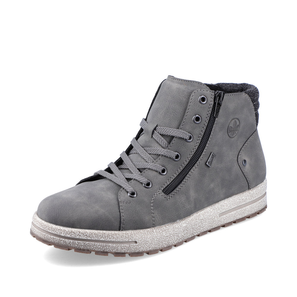 Rieker Synthetic Leather Men's 30721 Ankle Boots - Grey