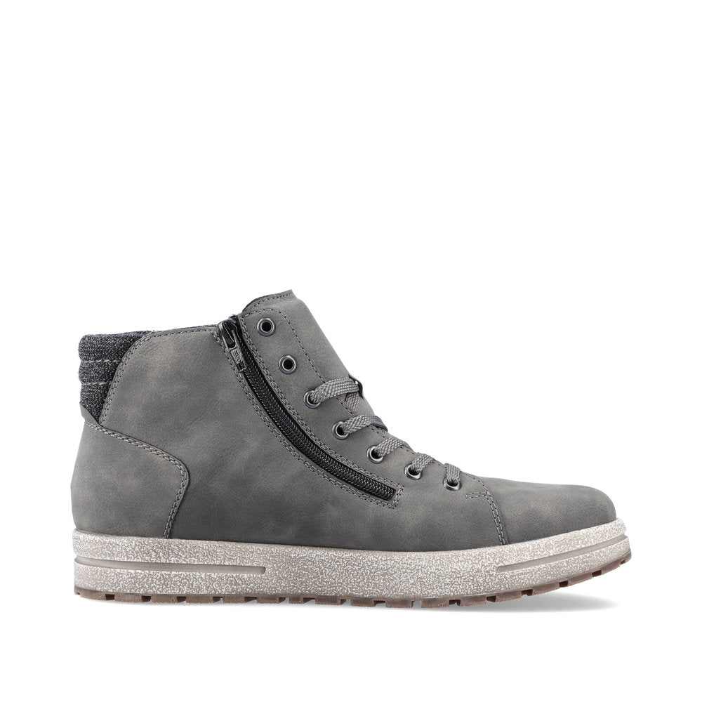 Rieker Synthetic Leather Men's 30721 Ankle Boots - Grey ftFwupw9