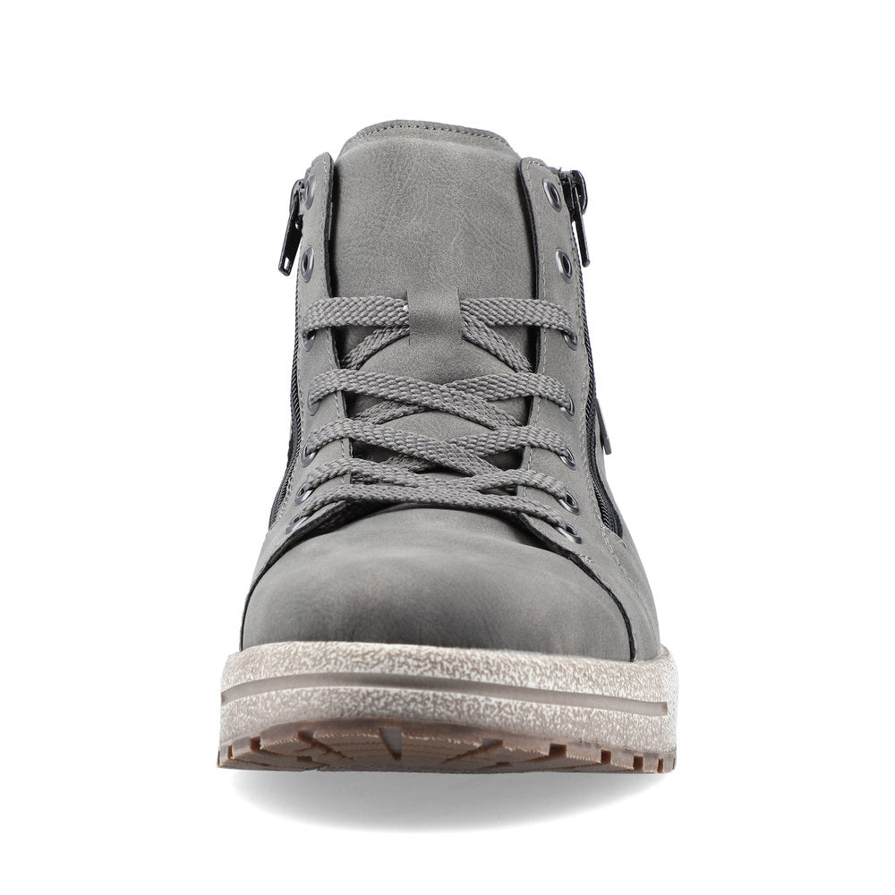 Rieker Synthetic Leather Men's 30721 Ankle Boots - Grey ftFwupw9