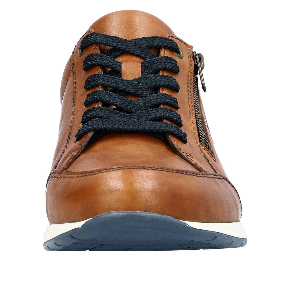 Rieker Men's Style 11903 Casual Lace-Up With Zip - Brown 8RjBt6HX