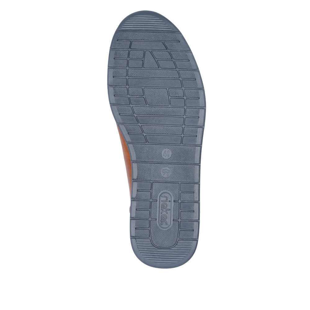 Rieker Men's Style 11903 Casual Lace-Up With Zip - Brown 8RjBt6HX