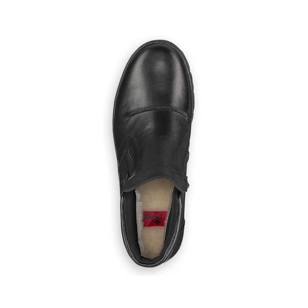 Rieker Leather Men's F5463 Ankle Bootsflip Grip - Black p1ZYm1Tq