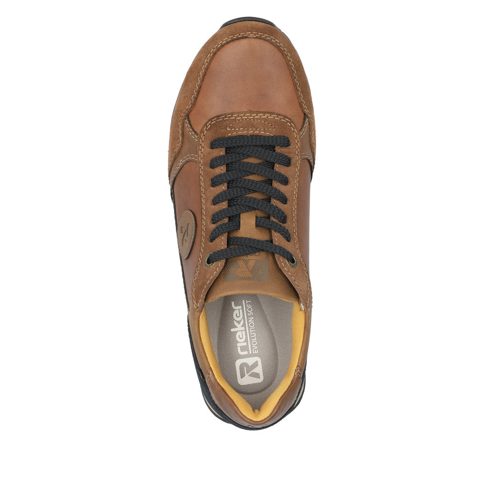 Rieker Evolution Leather Men's U0305 - Brown qEHesn1N
