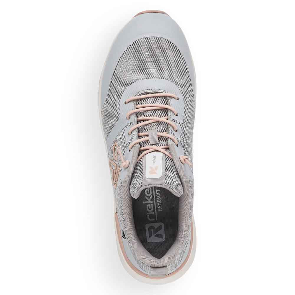 Rieker Evolution Women's Style 40102 Athletic Lace-Up - Grey Combination SY9VXzWS