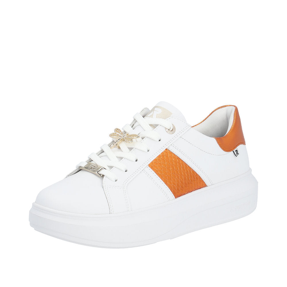 Rieker Evolution Women's Style W1202 Athletic Lace-Up - Orange