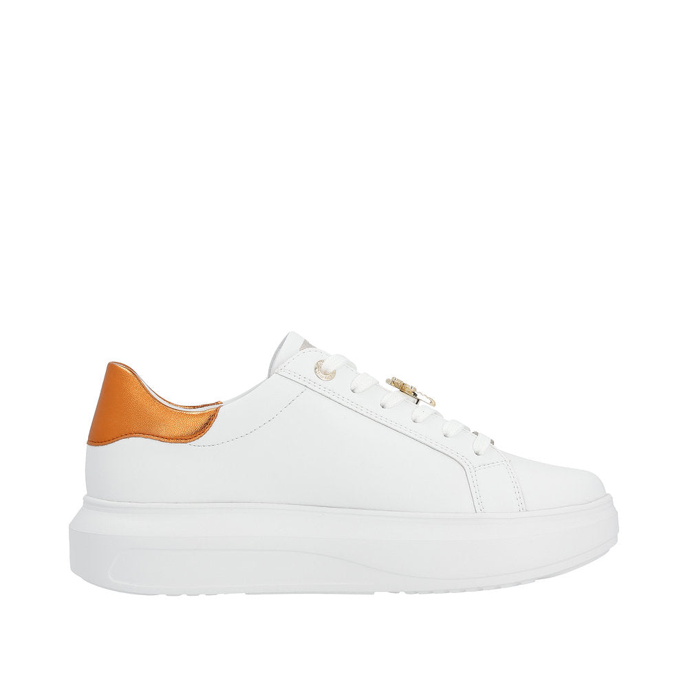 Rieker Evolution Women's Style W1202 Athletic Lace-Up - Orange DTDlZd1X
