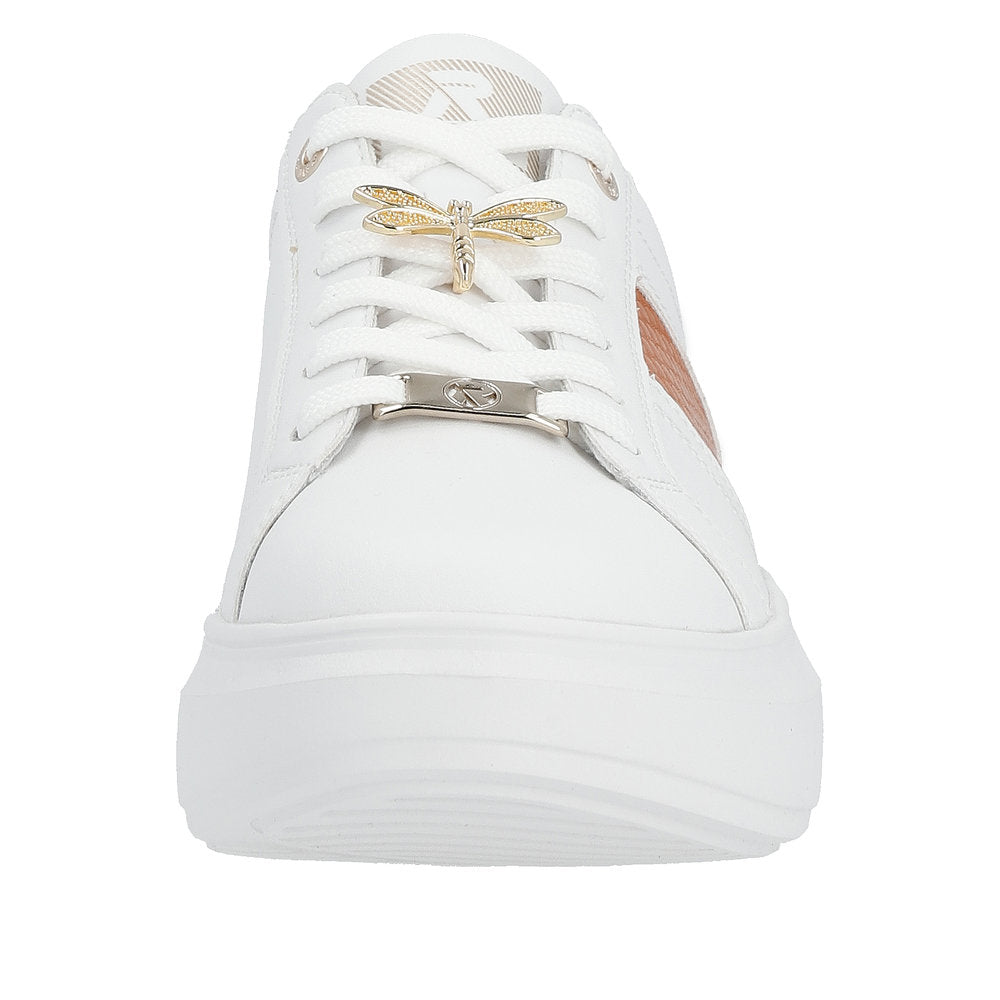 Rieker Evolution Women's Style W1202 Athletic Lace-Up - Orange DTDlZd1X