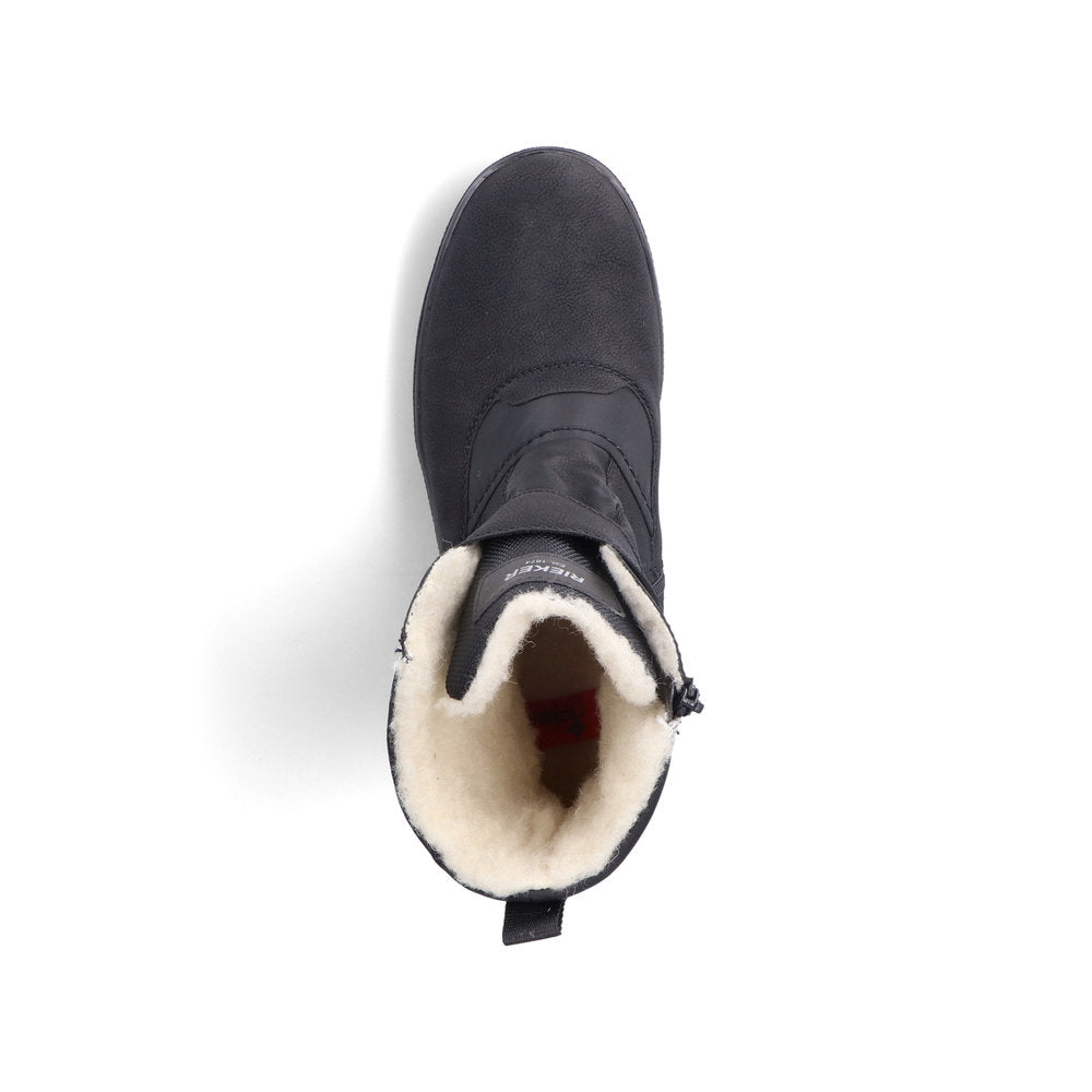 Rieker Synthetic Leather Men's F5484 Ankle Bootsflip Grip - Black qAfBQvMA