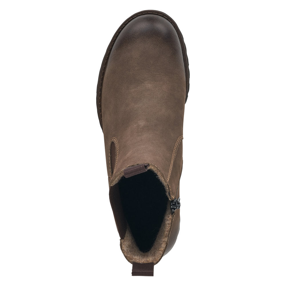 Rieker Leather Women's Short 78578 Ankle Boots - Brown POWMBr34
