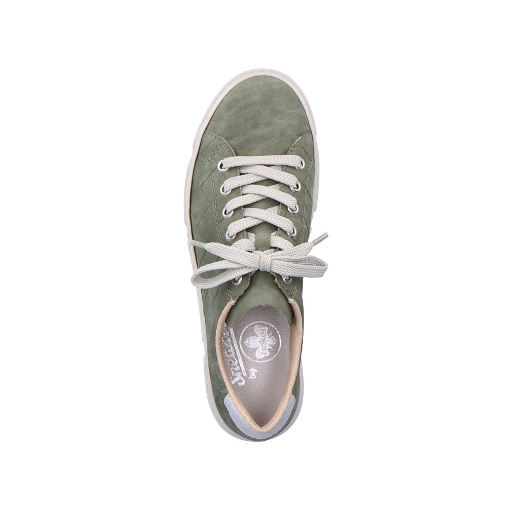 Rieker Women's Style N59W2 Athletic Lace-Up - Green WI7kDWUj