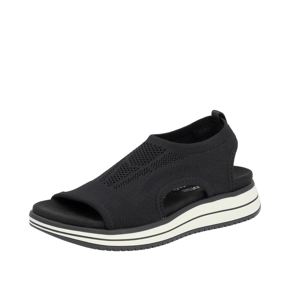 Remonte Women's Style D1J52 Athletic Sandal - Black