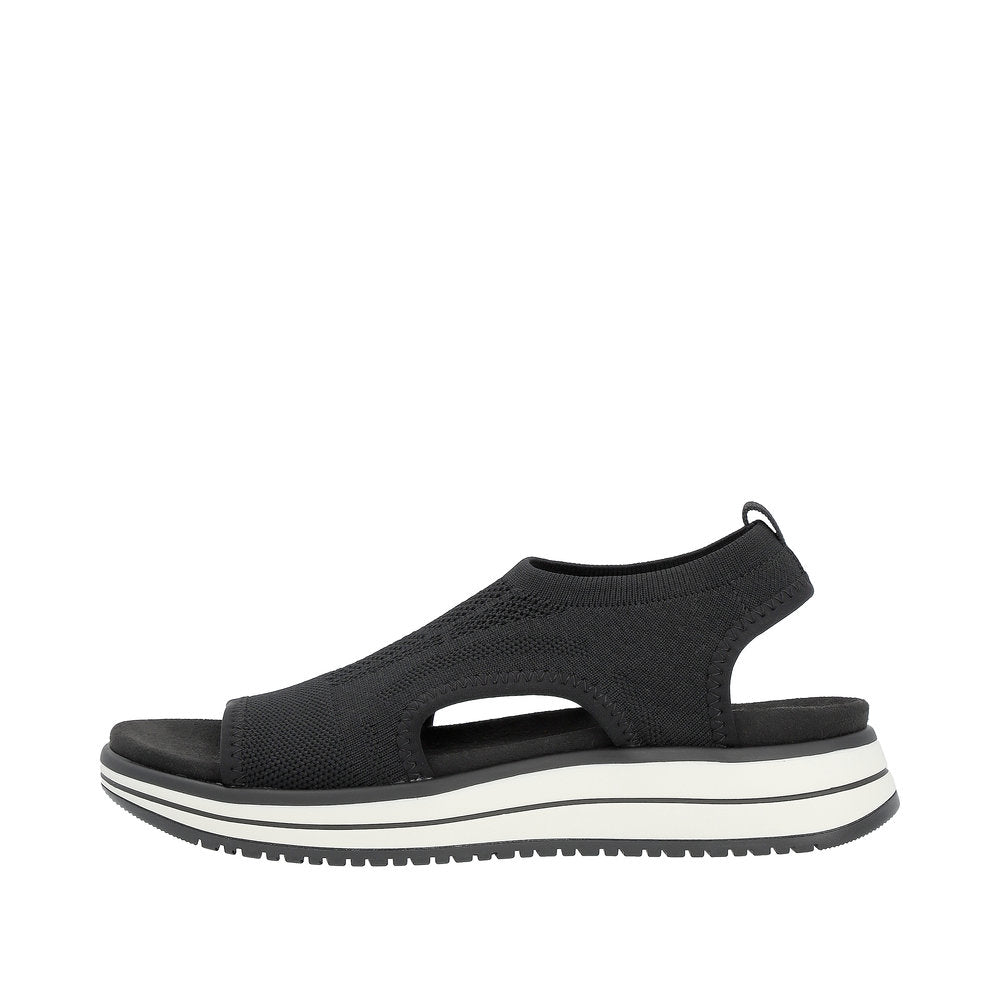 Remonte Women's Style D1J52 Athletic Sandal - Black oDuQOJ9t