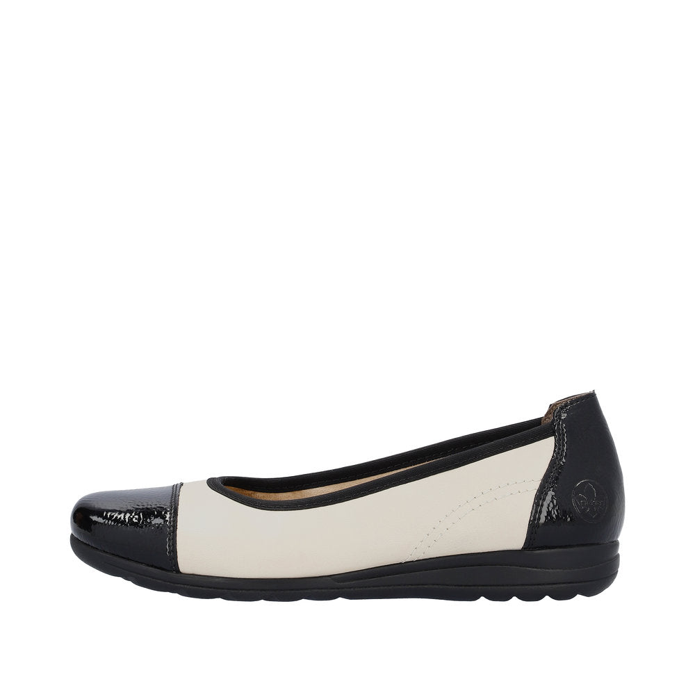 Rieker Women's Style L9351 Dress Ballerina - Black NIPekKhL