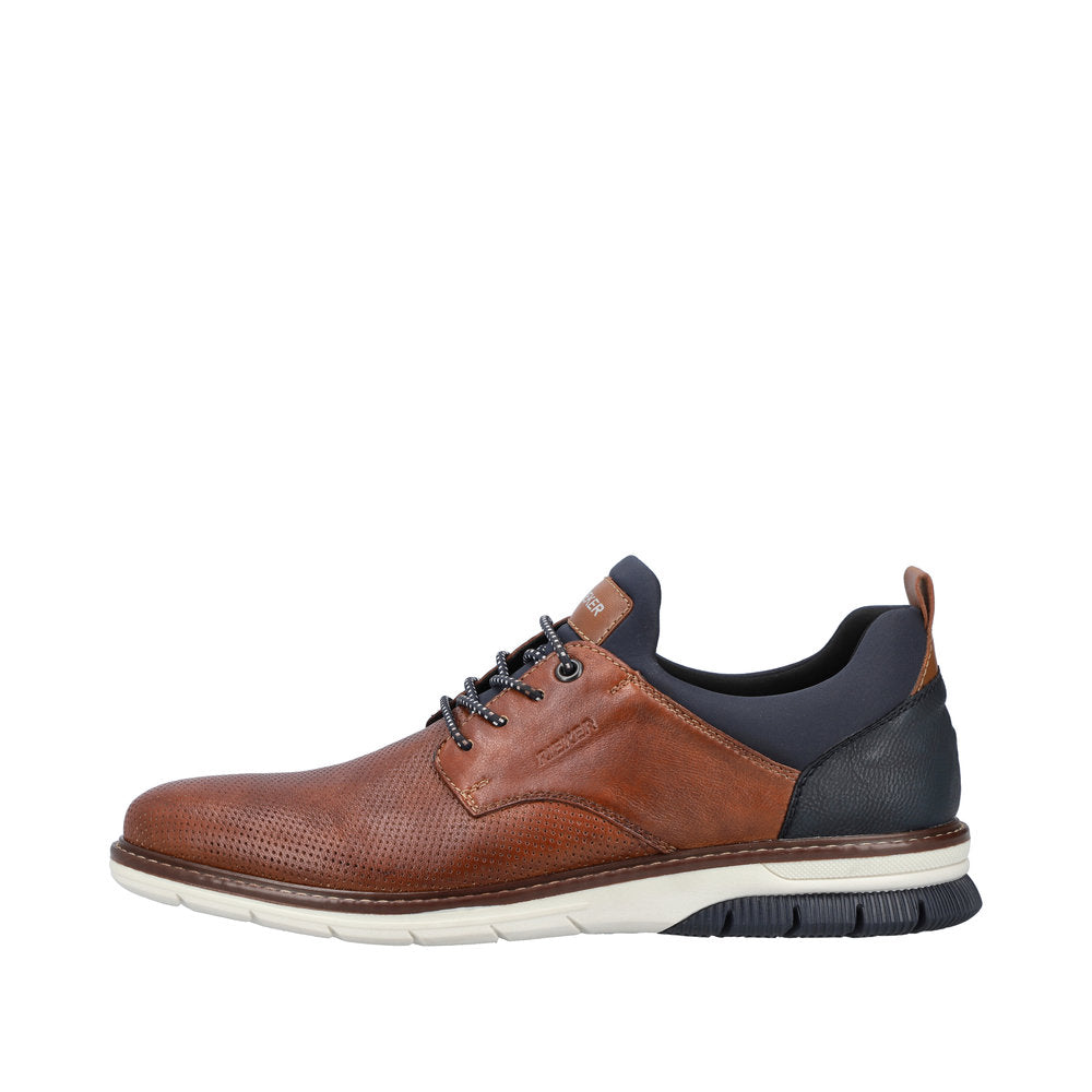 Rieker Men's Style 14450 Dress Slip-On - Brown DUNmQBzY