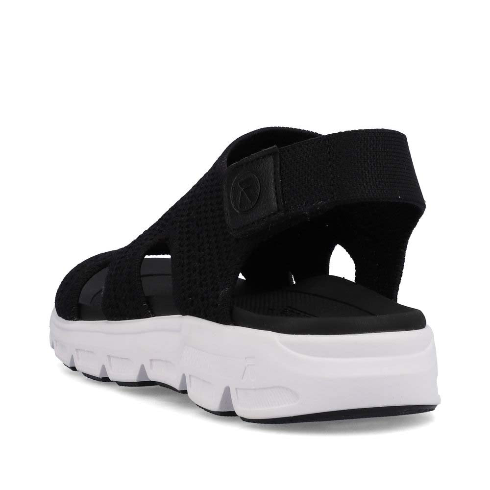 Rieker Evolution Women's Style V8407 Athletic Sandal - Black S4bWs3JE