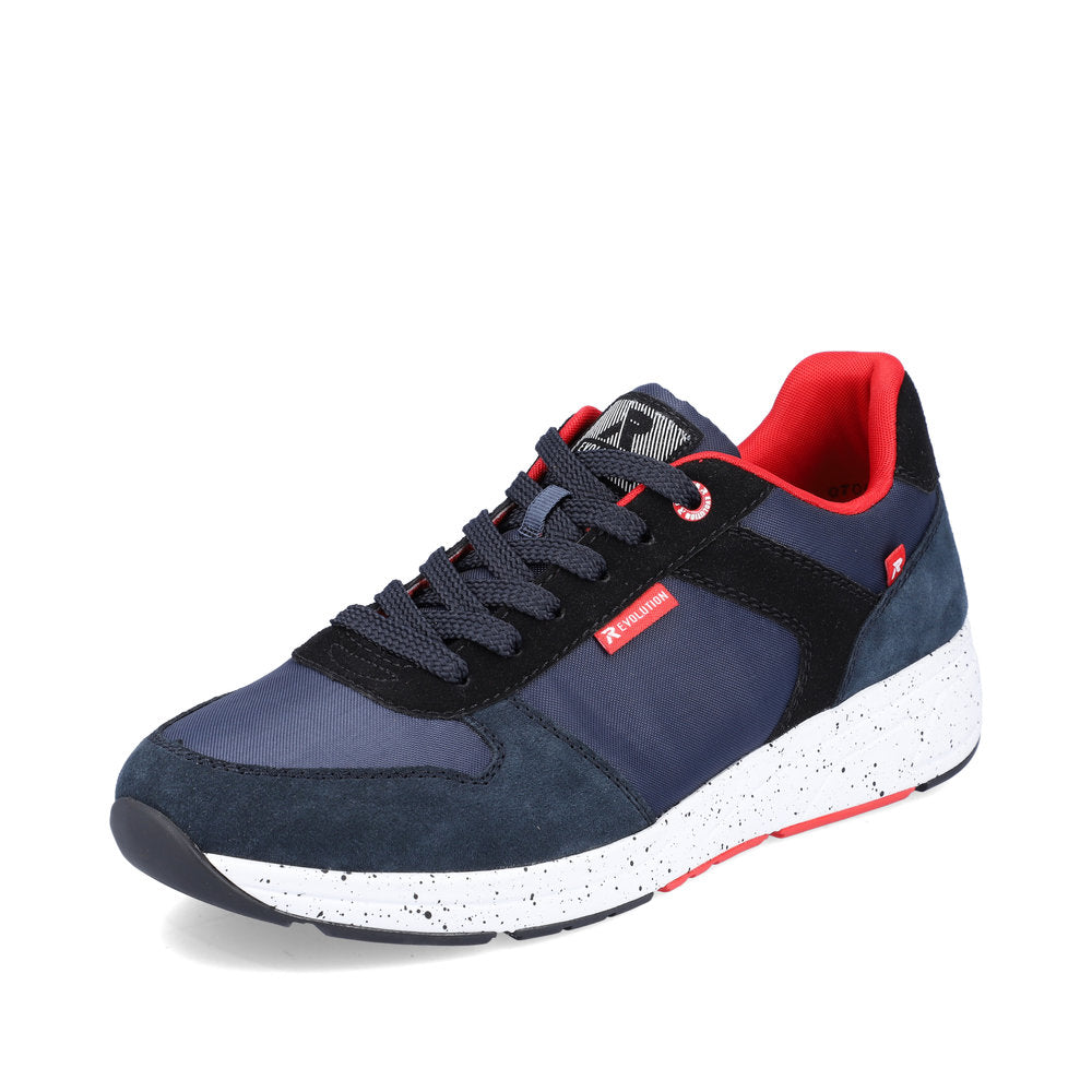 Rieker Evolution Men's Style 07002 Athletic Lace-Up - Blue Combination