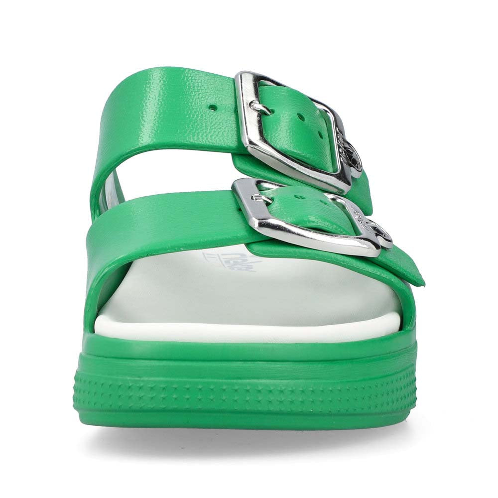 Rieker Women's Style P2180 Casual Mule - Green agjNzvD2