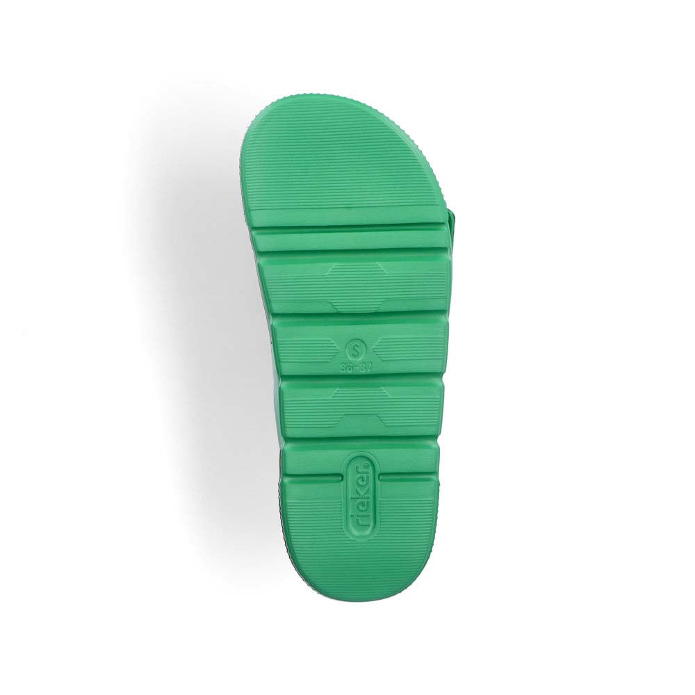 Rieker Women's Style P2180 Casual Mule - Green agjNzvD2