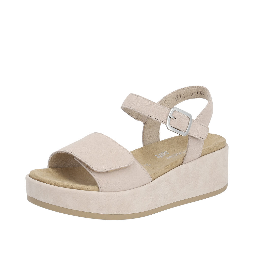 Remonte Women's Style D1N50 Dress Sandal - Beige