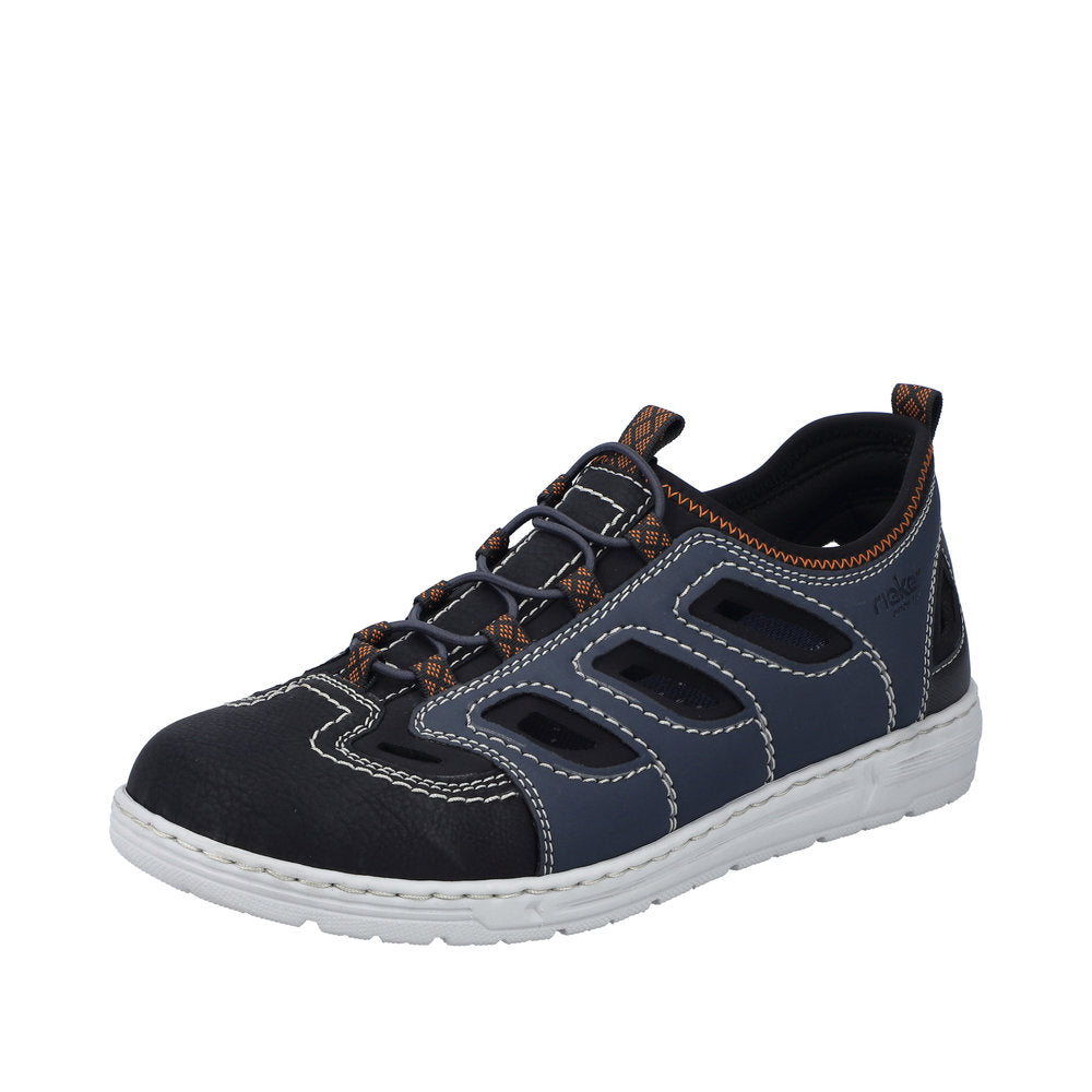 Rieker Men's Style 08665 Athletic Trekking - Blue Combination