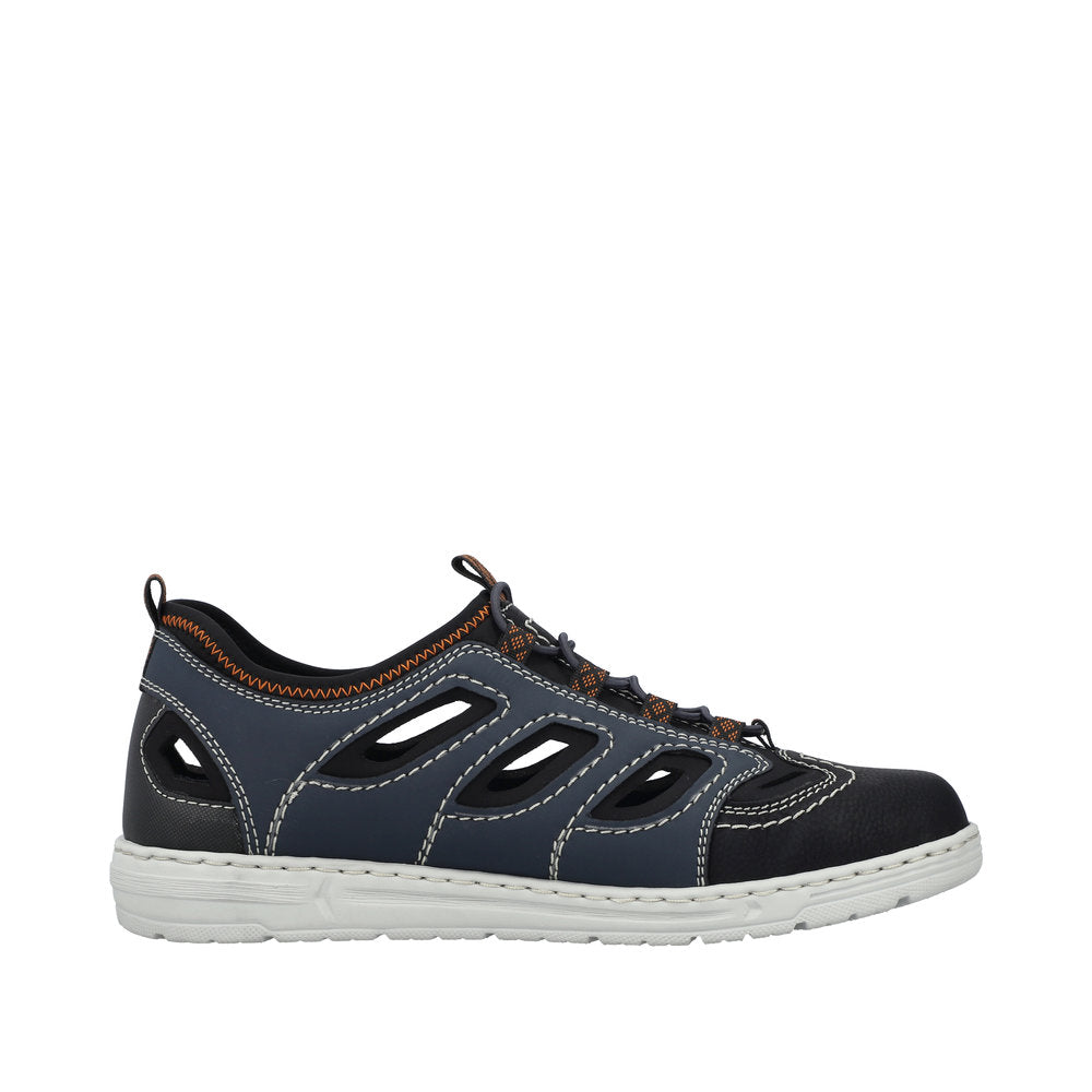 Rieker Men's Style 08665 Athletic Trekking - Blue Combination qXv4DGqQ